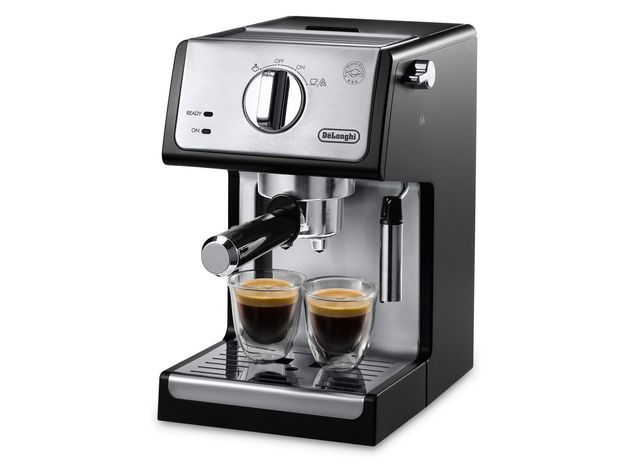 DeLonghi ECP3420 Bar Stainless Steel Pump Espresso and Cappuccino Machine, Black (New Open Box)