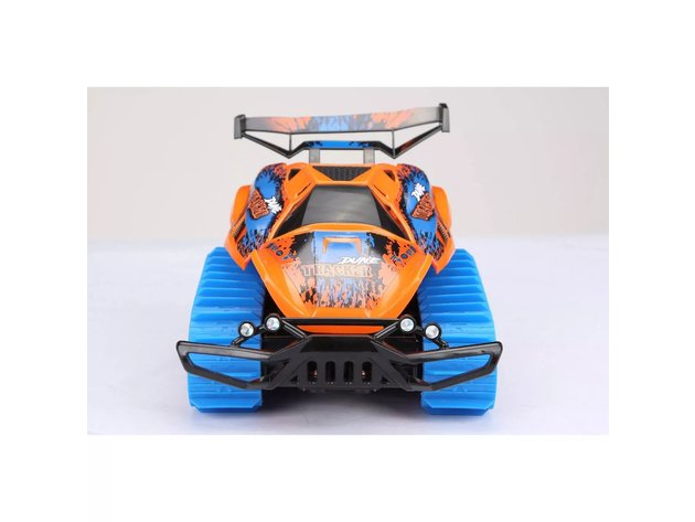New Bright Full Function Radio Control 6.4V Internal Lithium Ion Battery 1:18 R/C Dirt Trax, Orange