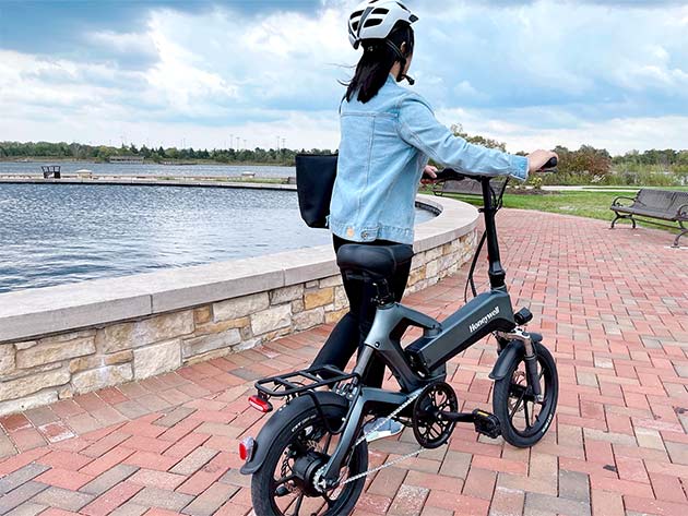 Honeywell Dasher Electric Foldable Bike - Silver