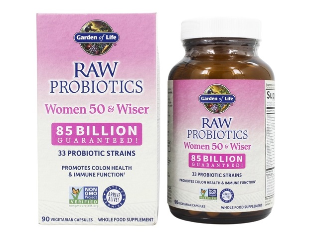 Garden of Life - RAW Probiotics Women 50 & Wiser 85 Billion CFU - 90 Vegetarian Capsules
