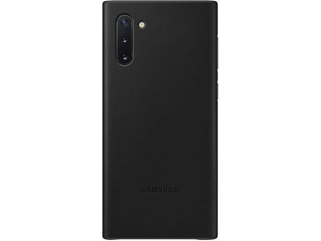 Samsung Electronics Note 10 Genuine Leather Case Protective Back Cover - Black (New)