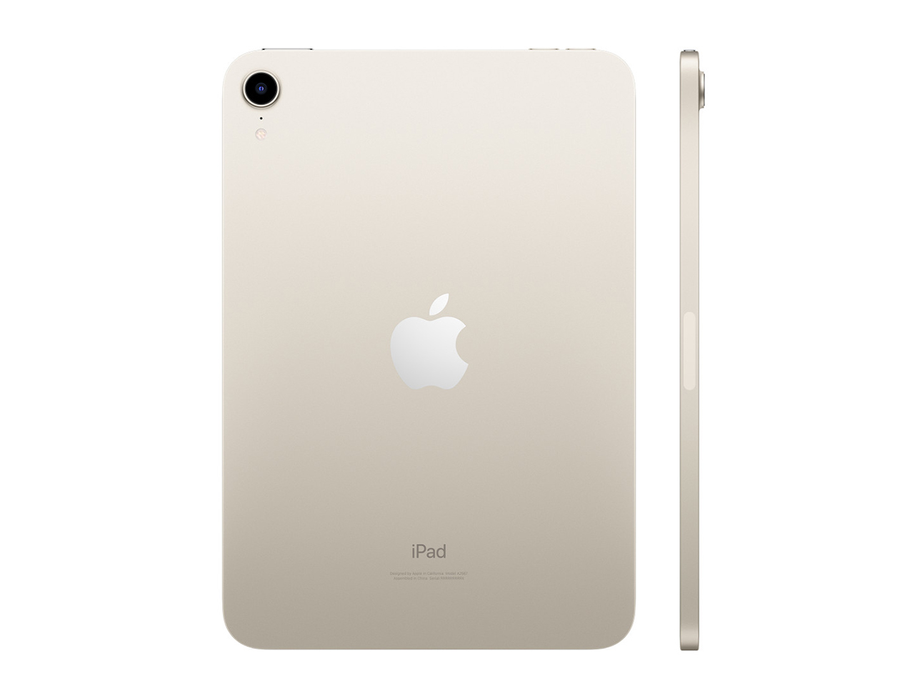 Apple iPad Mini 6th Gen (2021) 64GB Wi-Fi Starlight (Refurbished)