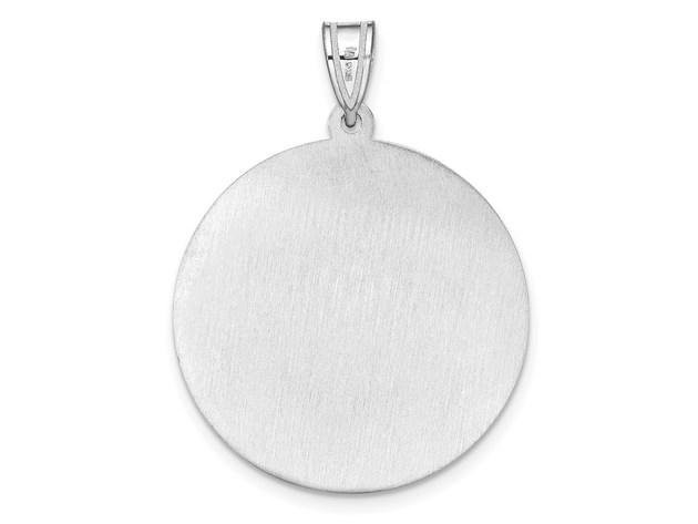 Sterling Silver NHL Winnipeg Jets Logo Picture Disc Pendant
