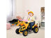 Costway 12V Battery Powered Kids Ride On Excavator Truck With Front Loader Digger - Yellow