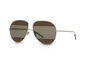 Dior Split Sunglasses Gunmetal/Brown