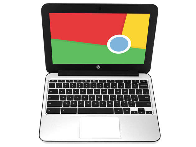HP V2W29UT 11" Chromebook, 2.16GHz Intel Celeron, 2GB RAM, 16GB SSD, Chrome (Grade B)