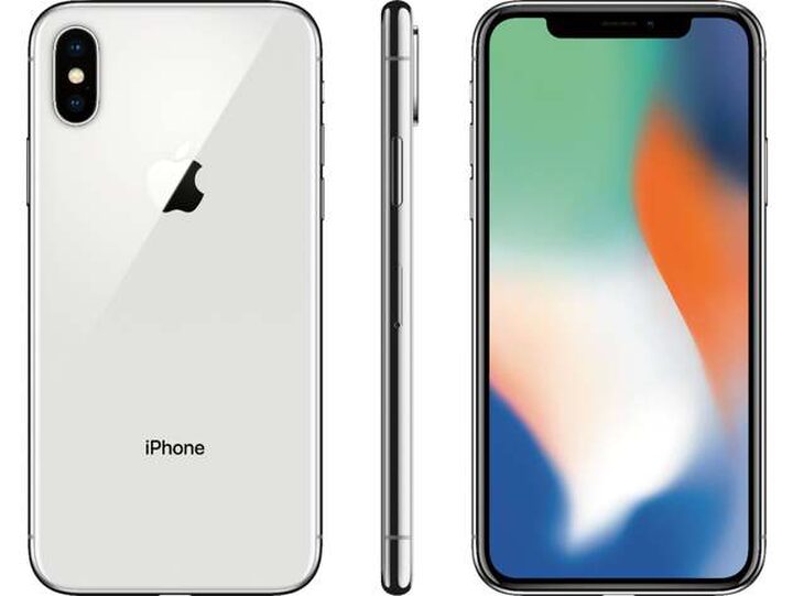 Refurbished Apple iPhone X Fully Unlocked Silver / 64GB / Grade A 