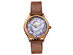 Bertha Georgiana Mother-Of-Pearl Leather-Band Watch (Rose Gold/Beige)