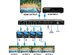 OREI 1x4 HDMI Extender Splitter Over CAT6/7 Ethernet Cable Up to 165 ft- 1080P, IR Control, EDID, HDMI Loop Out (HD14-EX165-K)