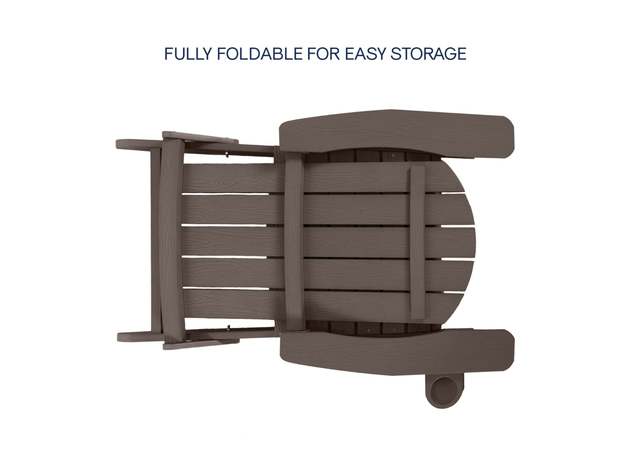 Cal Adirondack Chair Chocolate