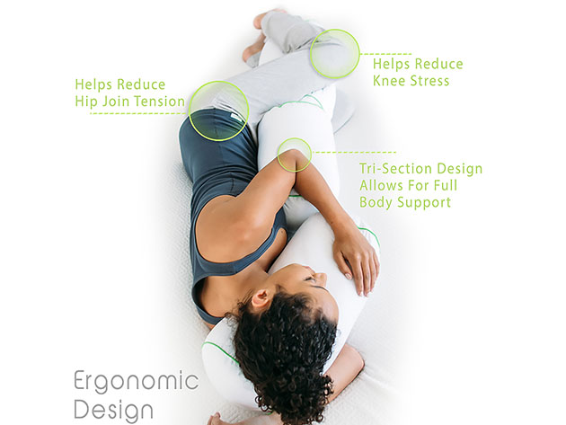 Sleep Yoga®: Multi-Position Body Pillow with Pillow Cover