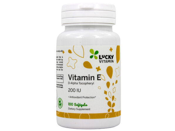 Luckyvitamin Vitamin E D Alpha Tocopheryl 0 Iu 100 Softgels Stacksocial