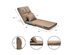 Costway Fold Down Chair Flip Out Lounger Convertible Sleeper Couch Futon Bed w/ Pillow - Coffee