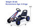 Costway 4 Wheels Kids Ride On Pedal Powered Bike Go Kart Racer Car Outdoor Play Toy - Blue