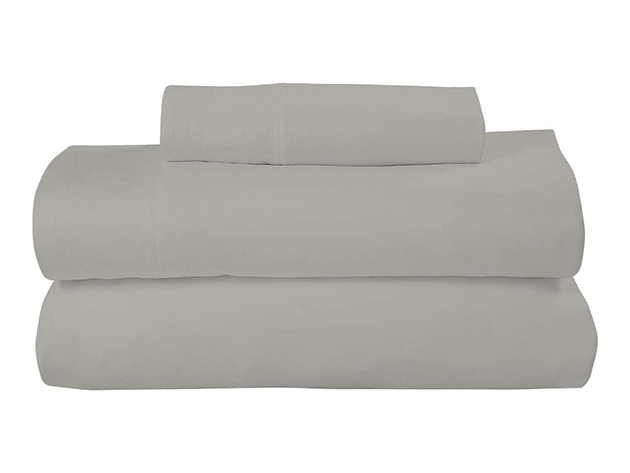 Silvadur Ultra-Soft 300TC Cotton Sheet Set (Dark Gray/King)