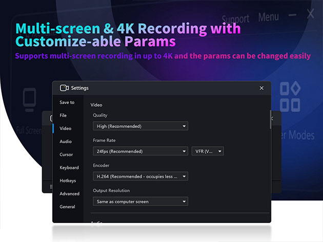 RecMaster Screen Recorder: Lifetime Subscription (Windows Only)