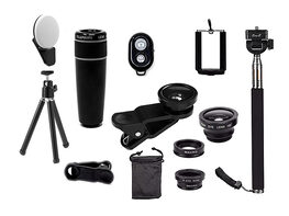 Paquete De Accesorios De Fotografía Para Teléfonos Inteligentes 11-En-1