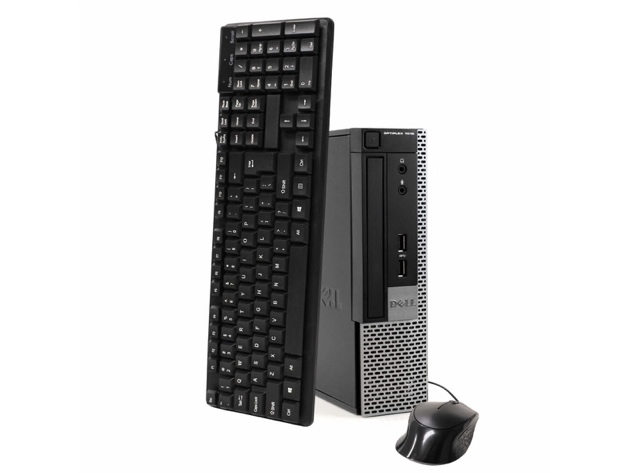 Dell OptiPlex 7010 Small Form Factor PC, 3.20 GHz Intel i5 Quad Core Gen 3, 4GB RAM, 120GB SSD, Windows 10 Professional 64 Bit (Renewed)