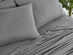 Bamboo 2000 Count 6-Piece Sheet Set with SnugGrip (Gray/Queen)