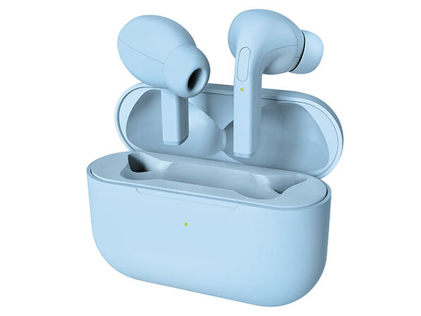 True Wireless Eaurbus with Charging Case (Blue) - Product Image