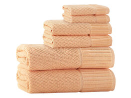Timaru Turkish Towels 6-Piece Set (Salmon)