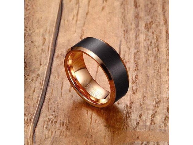Mens Tungsten Carbide Ring - 9