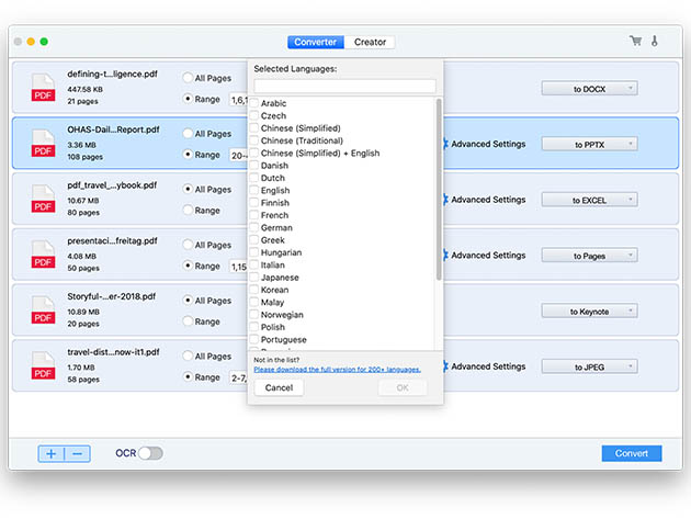 Cisdem PDF Converter OCR: Lifetime Subscription (5 Macs)