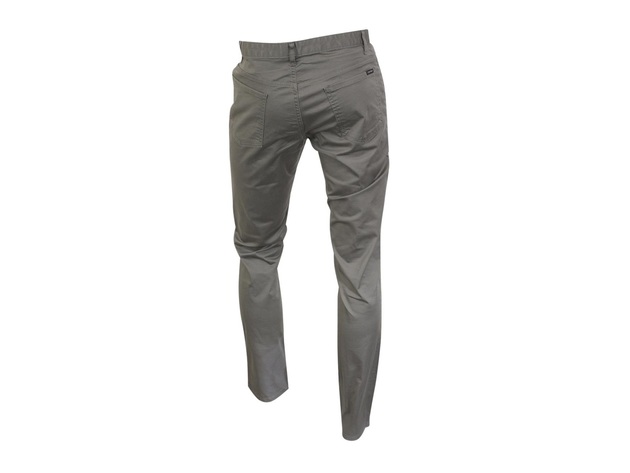 Calvin Klein Men's  Sateen Slim-Fit Stretch Pants Grey Size 32Wx30L