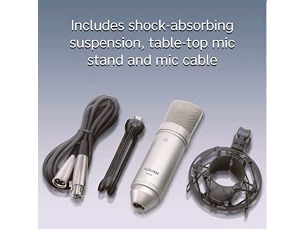 Other Tascam TM-80 Large Diaphagm Condenser Microphone & 18mm Aluminum Diaphragm (Used, Damaged Retail Box)