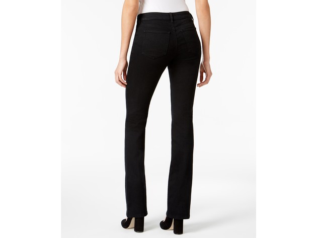 Style & Co. Women's Curvy-Fit Bootcut Jeans In Regular Short And Long Lengths Black Size 14