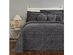 Better Trends Double Wedding Ring Cotton Chenille Bedspread, Queen (110 Inch x 102 Inch), Grey