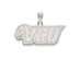 10k White Gold Virginia Commonwealth U. Small 'VCU' Pendant