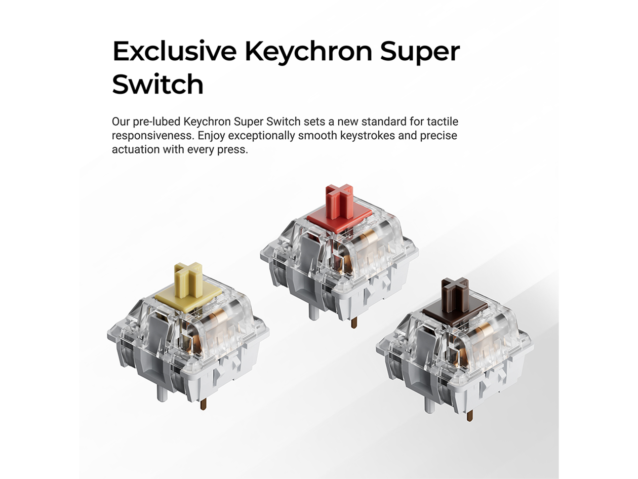 K8 Max Wireless Mechanical Keyboard (RGB Backlight/Brown Switches - Hot Swappable)