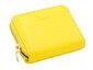 Clarisa Leather Card Holder Wallet Yellow