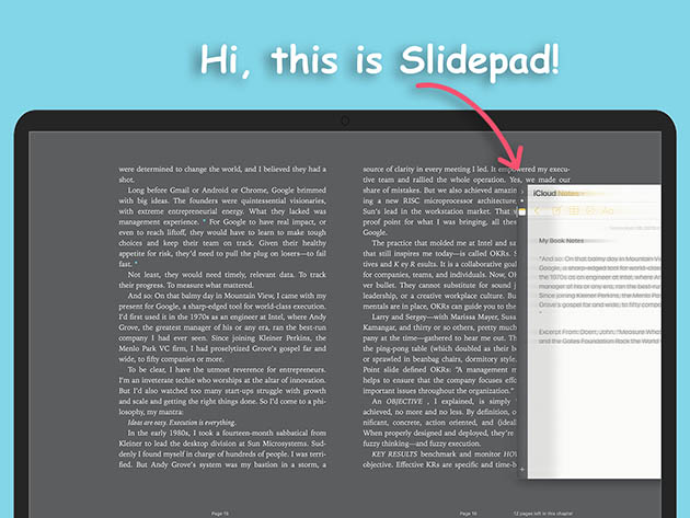 Slidepad Mac App: Lifetime Subscription