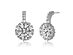 Genevive Sterling Silver Stud Earrings