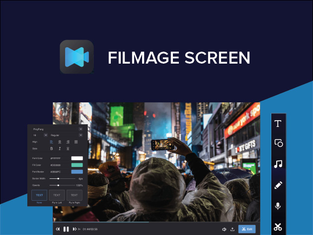 Filmage Screen: Screen & Video Editor for Mac (Lifetime License)