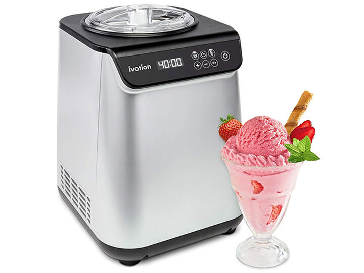 ivation automatic ice cream maker machine