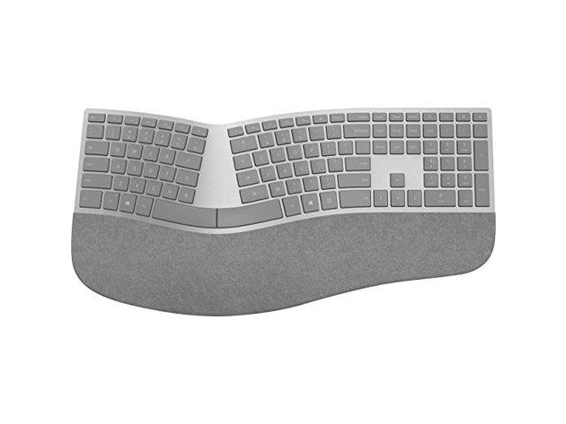 Microsoft 3SQ-00008 Surface Ergonomic Bluetooth Wireless Keyboard - Gray (Used, Open Retail Box)