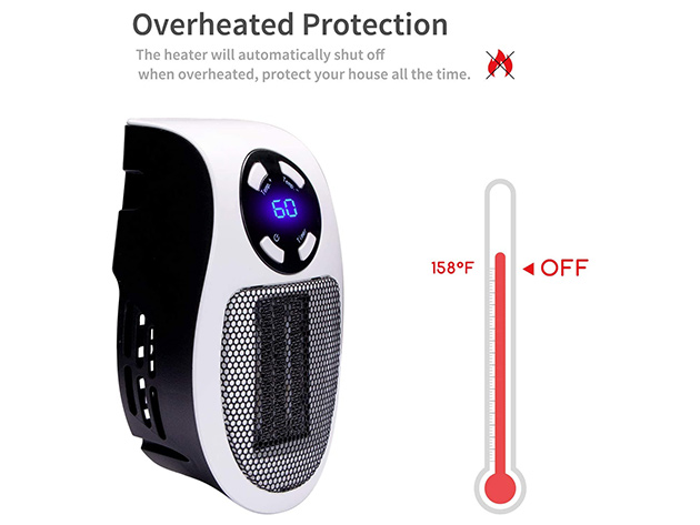 Personal Space Mini Heat Blaster with Remote Control