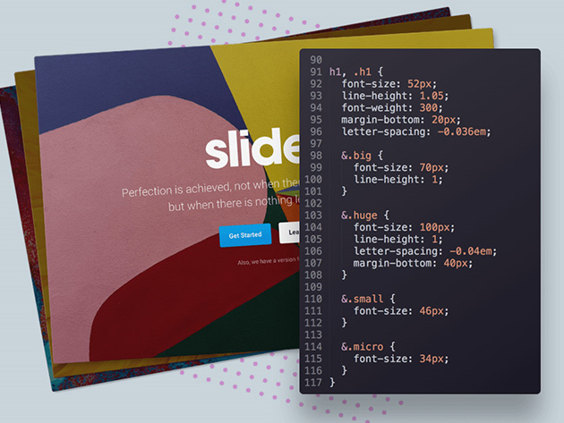Slides Website Templates: 1-Year Subscription