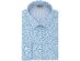 Kenneth Cole Reaction Men's All Day Flex Slim-Fit Performance Stretch Printed Dress Shirt Blue Size 34-35