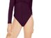 Bar III Women's Twisted Thong Bodysuit Black Currant Size Small