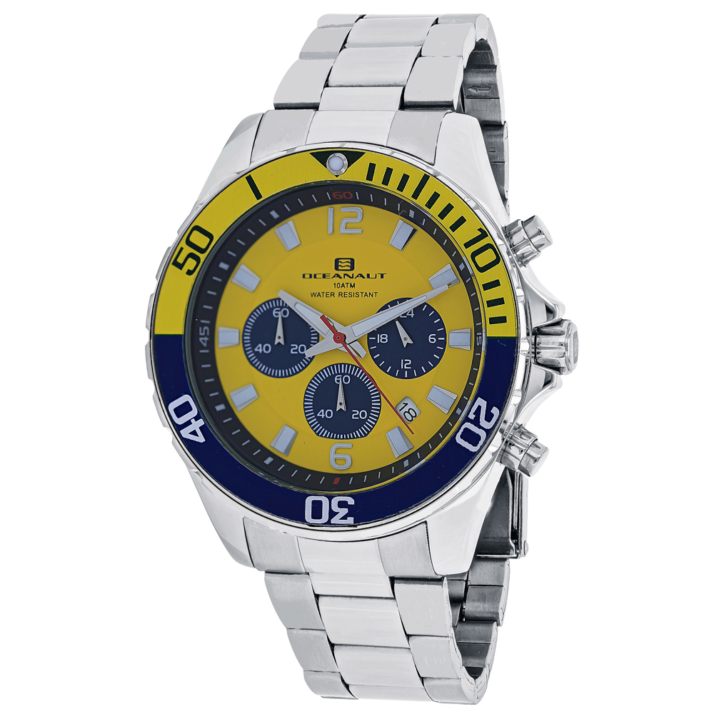 Oceanaut Men's Yellow Dial Watch - OC2525