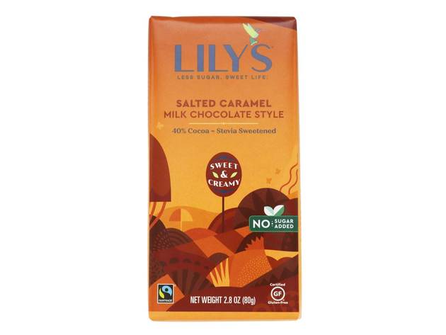 Lily's - Milk Chocolate Bar 40% Cocoa Salted Caramel - 2.8 oz.