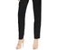 INC International Concepts Women's Paperbag Tapered Linen-Blend Ankle Pants Black Size 10