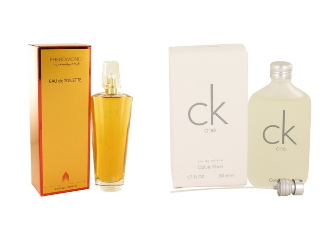 Gift set  PHEROMONE by Marilyn Miglin EDT Spray 3.4 oz And  CK ONE EDT Pour/Spray (Unisex) 1.7 oz