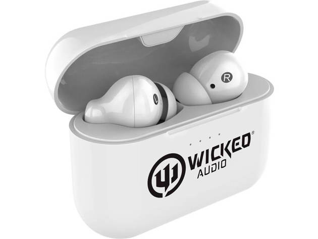 Wicked Audio WITW3551 RANGR True Wireless Earbuds - White