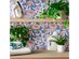 Opalhouse Floral Bloom Amidst Peel and Stick Smooth Out Design Wallpaper, Covers 27.5 Square Feet, Blue/White