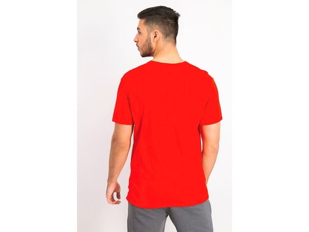 Fragmented Bowser Men's Graphic T-Shirt Red Size X-Large